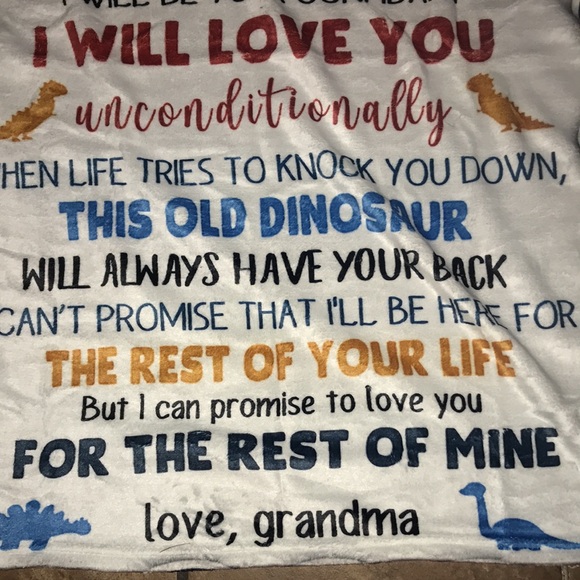 NIP Grandson Throw from Grandma - Picture 3 of 7